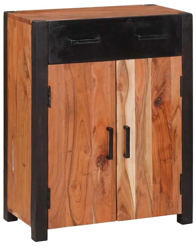 vidaXL Buffet Castanho 55 x 30 x 75 cm Madeira Sólida de Acácia