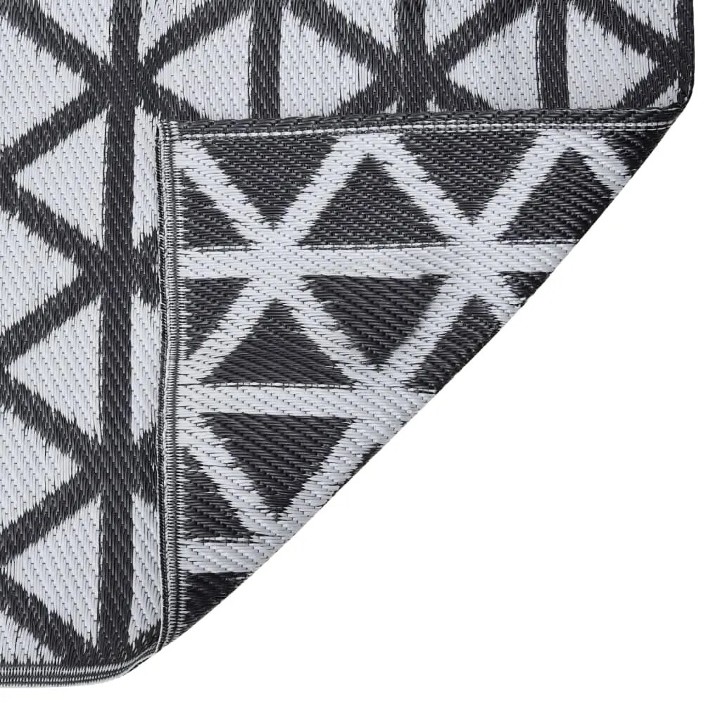 Tapete de exterior 80x250 cm ARAKIL PP preto