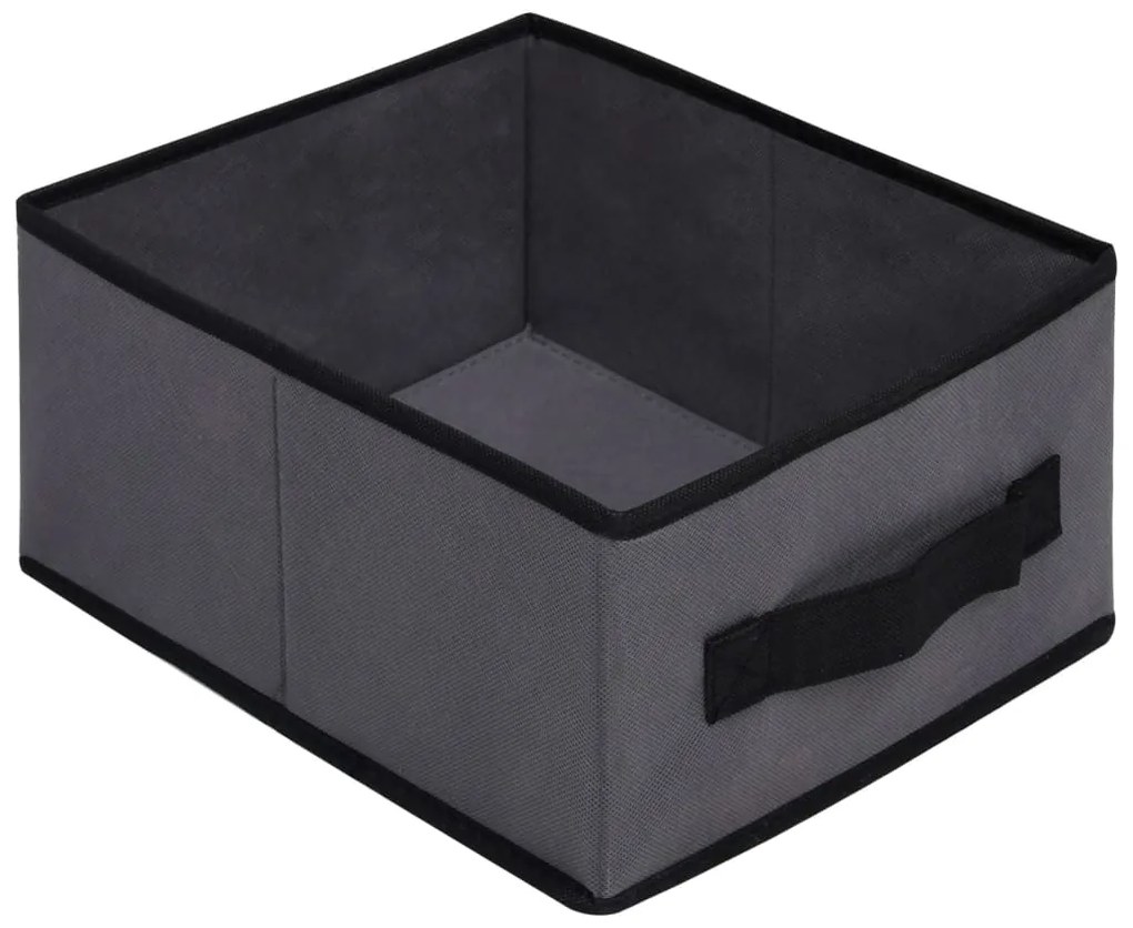 Armário de arrumação com 6 gavetas 55x29x55 cm aço cinzento
