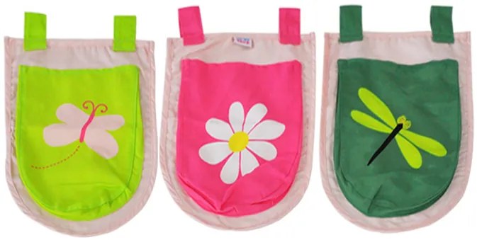 Conjunto cama alta Infantil SCOTT + cortina de brincar SPRING + 3 bolsos de arrumação Branca