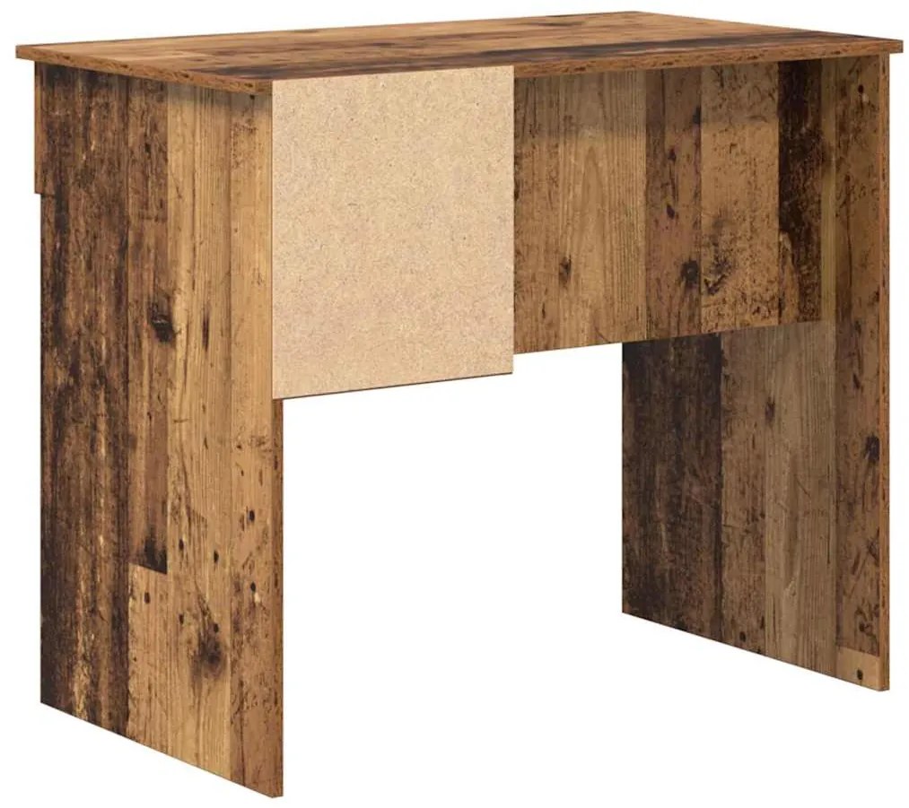 Secretária com Armazenamento Madeira Velha 90x49.5x75 cm Madeira de En