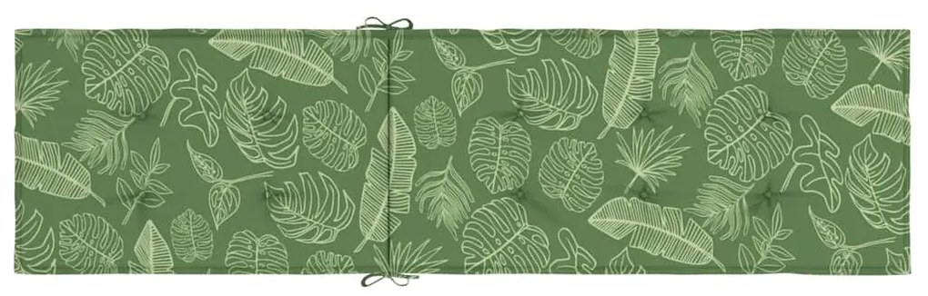 Almofadão p/ cadeira de terraço tecido oxford padrão folhas