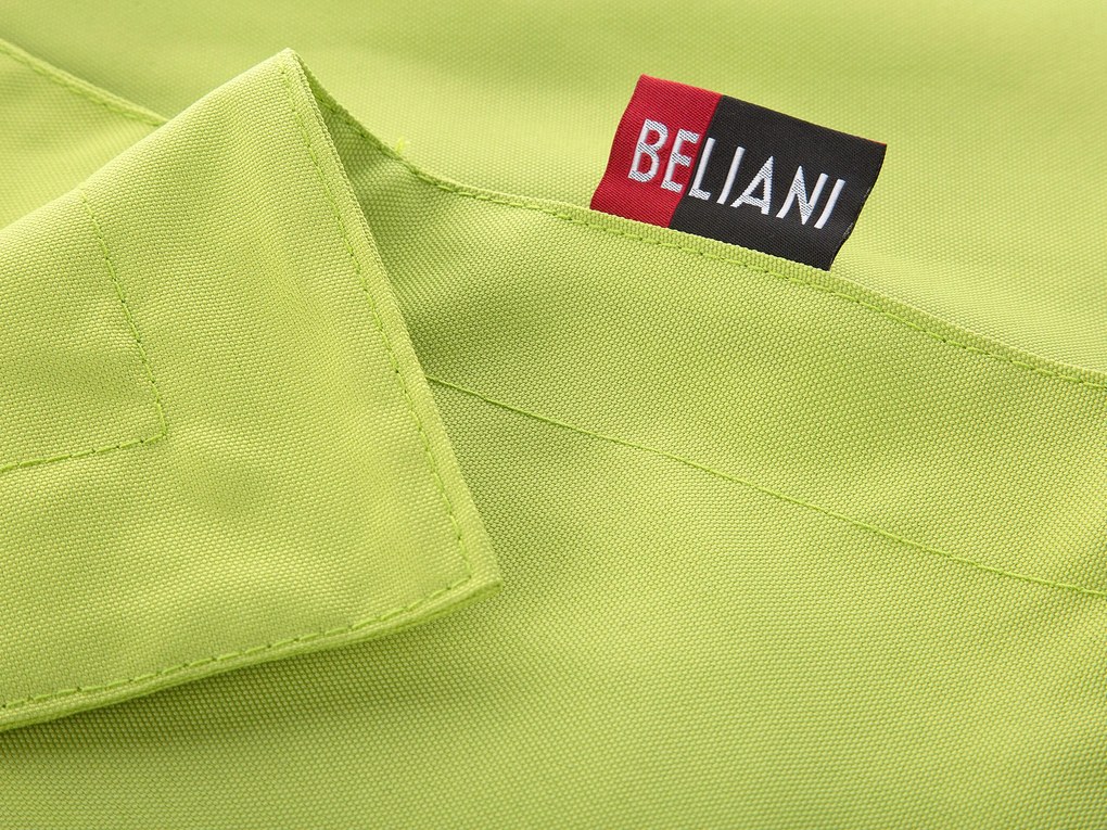Pufe almofada verde lima 140 x 180 cm FUZZY Beliani