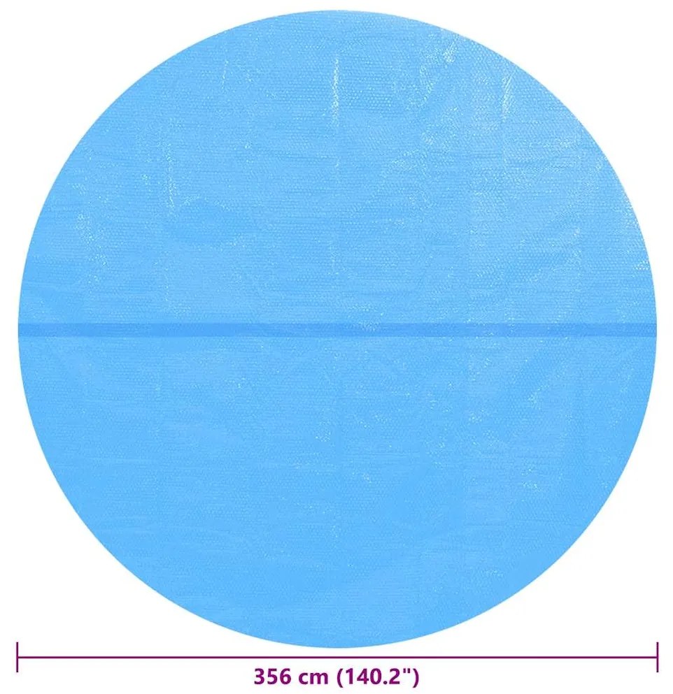 Cobertura para piscina 356 cm PE azul