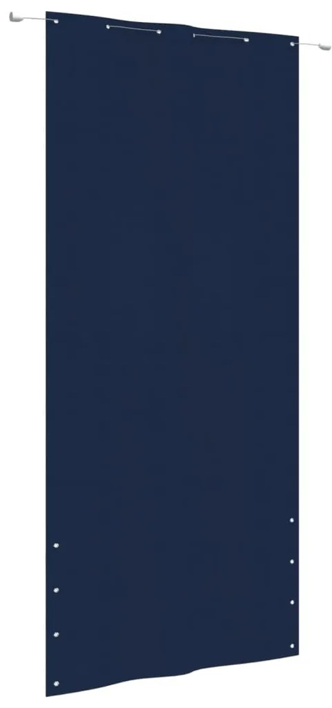 vidaXL Tela de varanda 120x240 cm tecido oxford azul