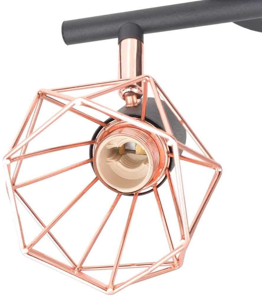 Candeeiro de teto com 2 lâmpadas filamentos LED 8 W