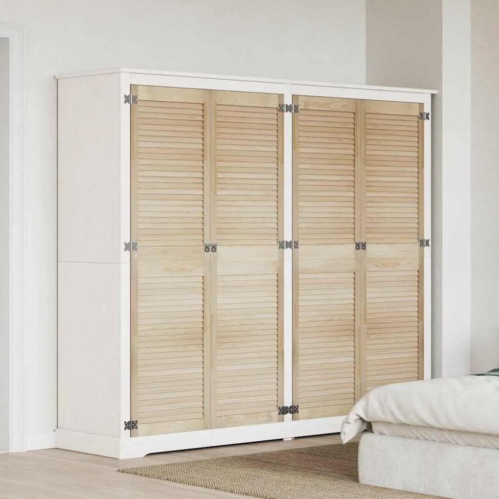 vidaXL Portas de Armário Other 4 pcs Castanho 201 x 49.5 x 2.1 cm