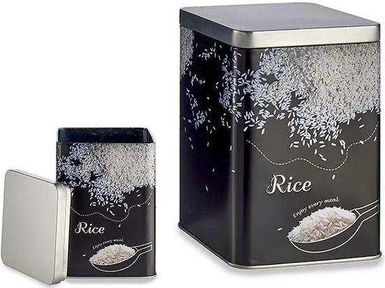 Lata de Metal Rice (10,2 x 15 x 10,2 cm)