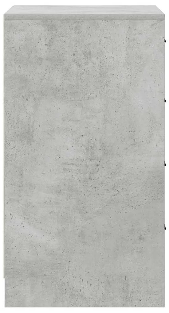 Buffet Cinzento de Concreto 40x41x75 cm Madeira Engenhada