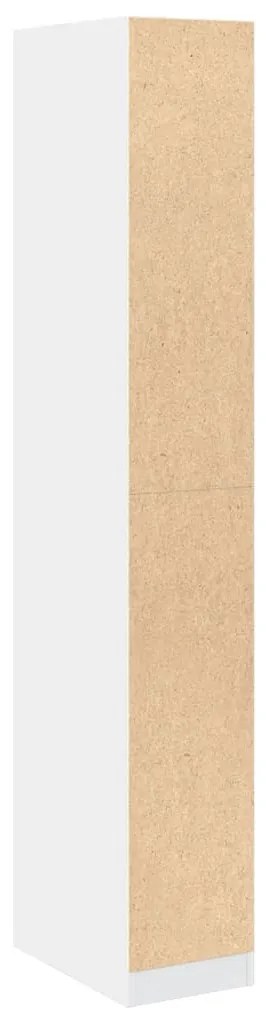 Roupeiro 30x50x200 cm derivados de madeira branco