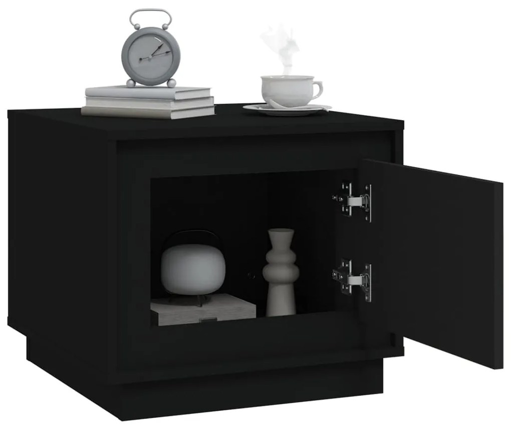 Mesa de centro 51x50x44 cm derivados de madeira preto