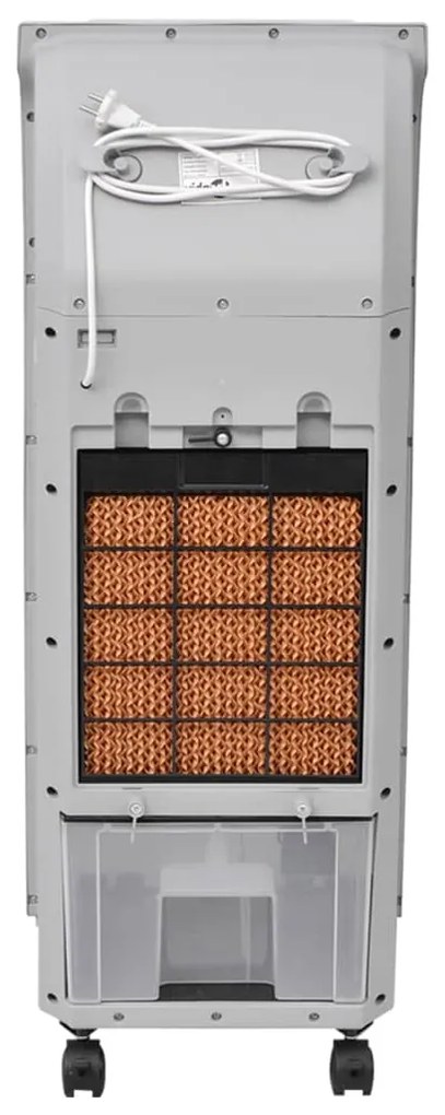 Climatizador de ar portátil 120 W 8 L 385 m³/h 37,5x35x94,5 cm