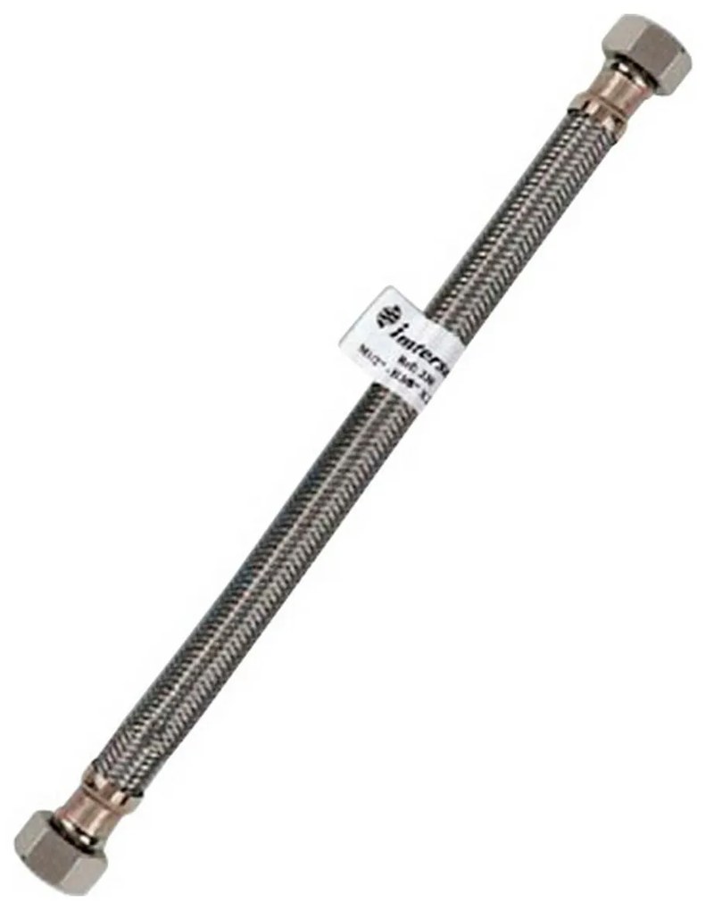 Mangueira Imtersa 20 cm Fêmea 3/8" - Fêmea 1/2"