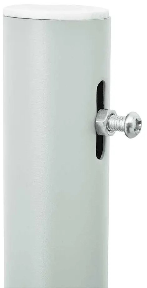 Toldo lateral retrátil para pátio 120x500 cm vermelho