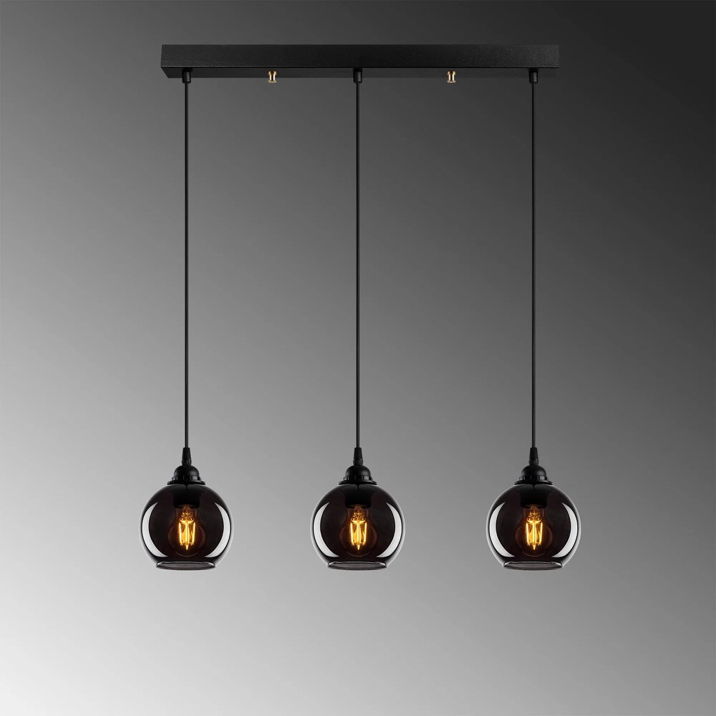 Chandelier Smoked – Fume – 65 x 65 cm