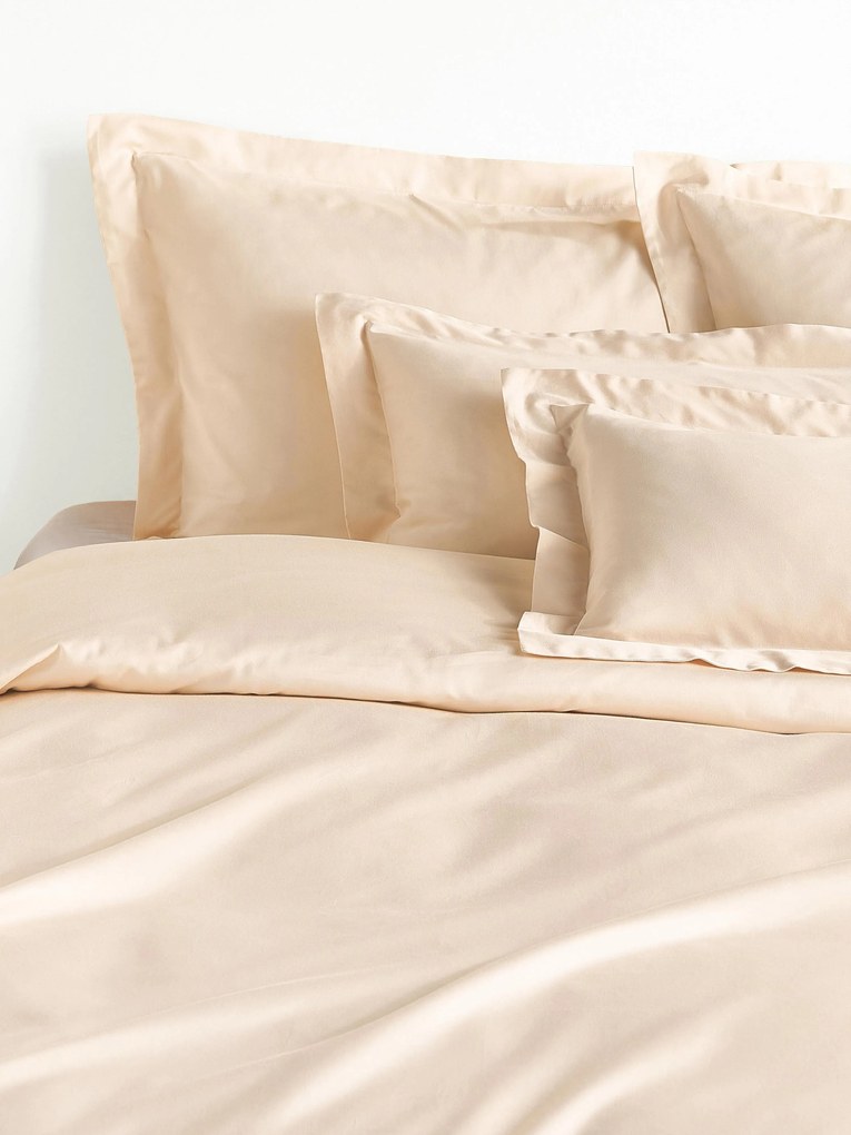 Capa de edredão em cetim de algodão Premium