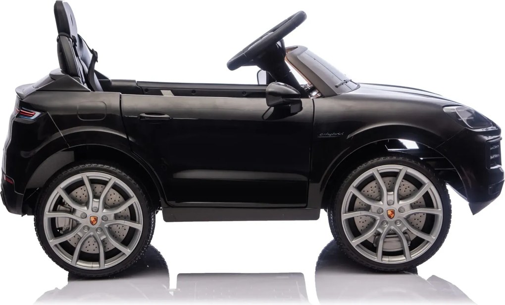 Carro Infantil bateria 12V Porsche Cayenne, pneus EVA Preto