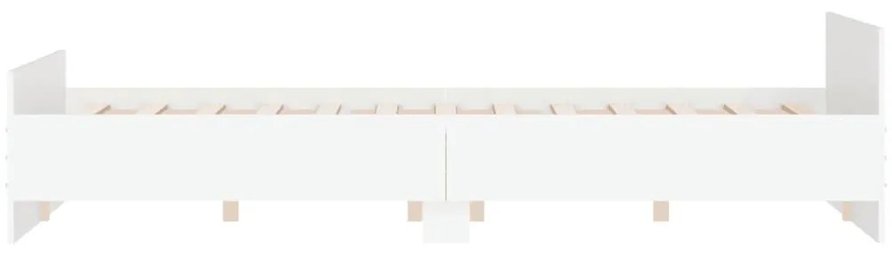 Estrutura de Cama Moona - 140x200 cm - Branco - Design Moderno