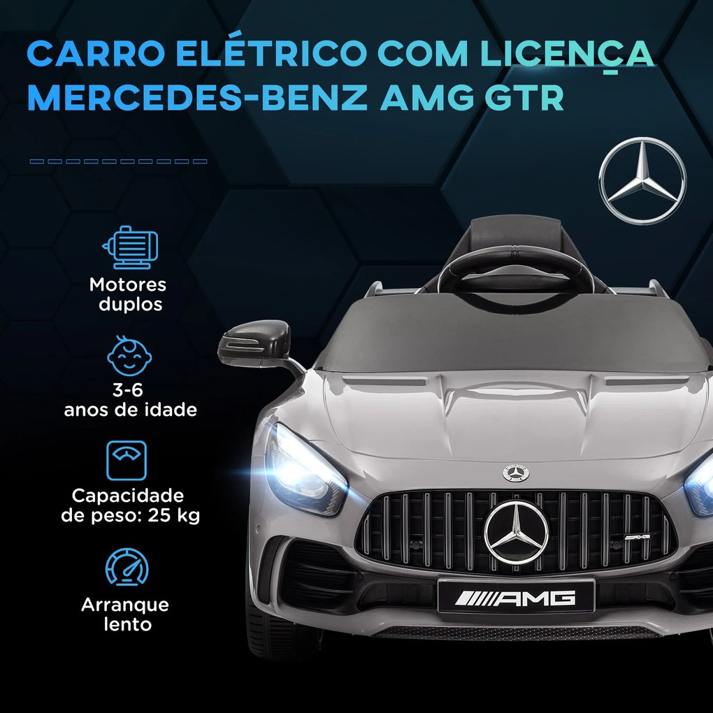 AIYAPLAY Carro Elétrico para Crianças acima de 3 Anos Carro Mercedes-B