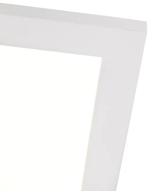 Candeeiro de teto branco 40 cm com LED regulável em 4 etapas - Liv