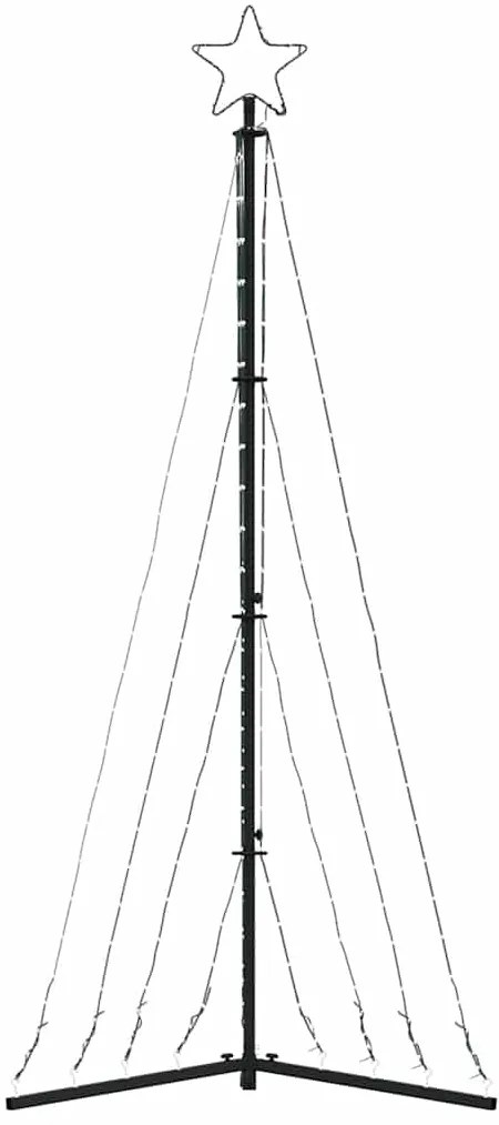 LED Árvore de Natal 339 LEDs Branco Frio 187 cm