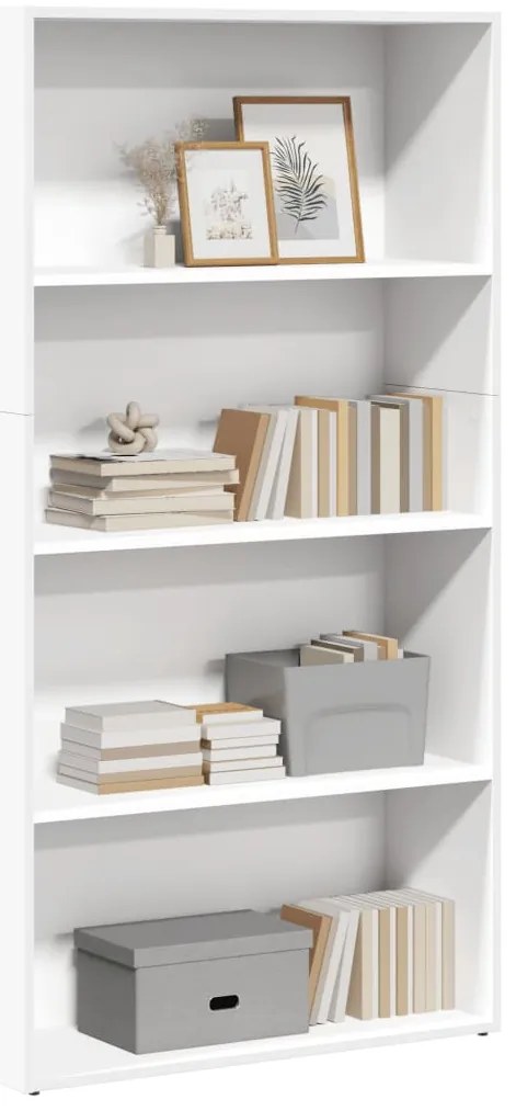vidaXL Estante 80x30x152 cm derivados de madeira branco