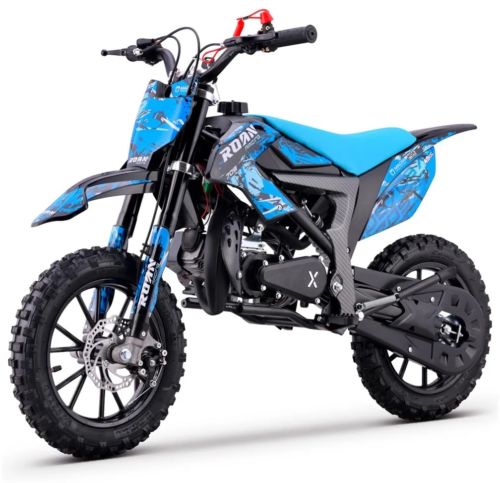 MINI MOTO PARA CRIANÇAS MiniCross Roan 709 gasolina 49cc 4.5CV AZUL