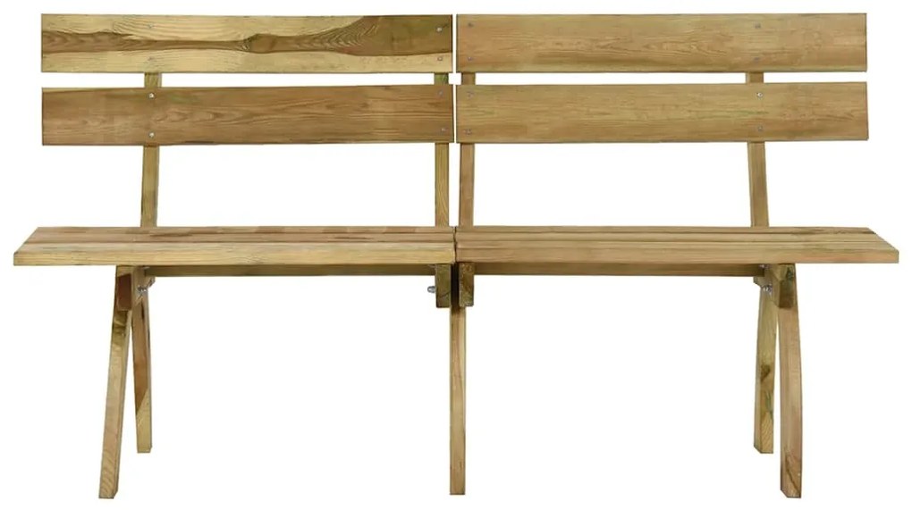 Banco de jardim 160 cm pinho impregnado