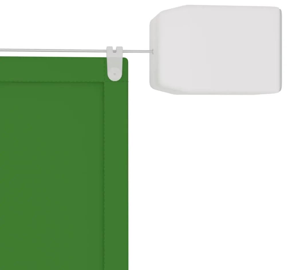 Toldo vertical 140x600 cm tecido oxford verde-claro