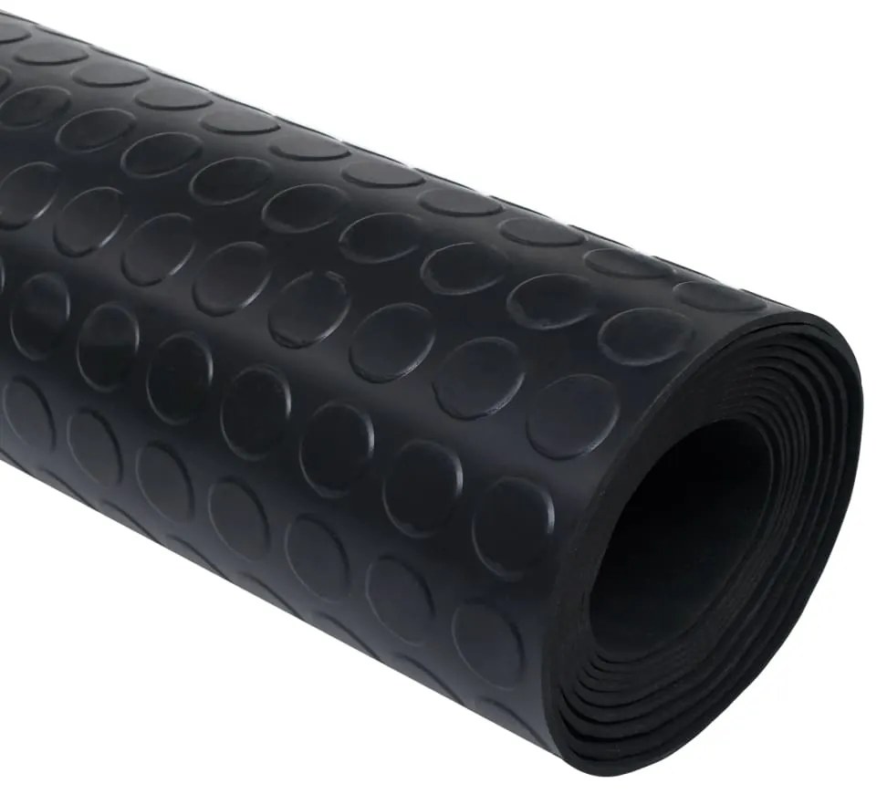 Tapete de borracha antiderrapante pitonado 1,5x4 m 3 mm