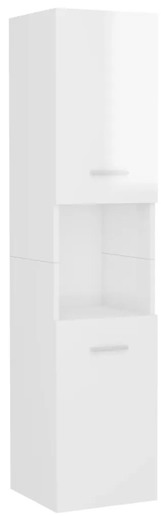 Conjunto de móveis de casa de banho derivados de madeira branco