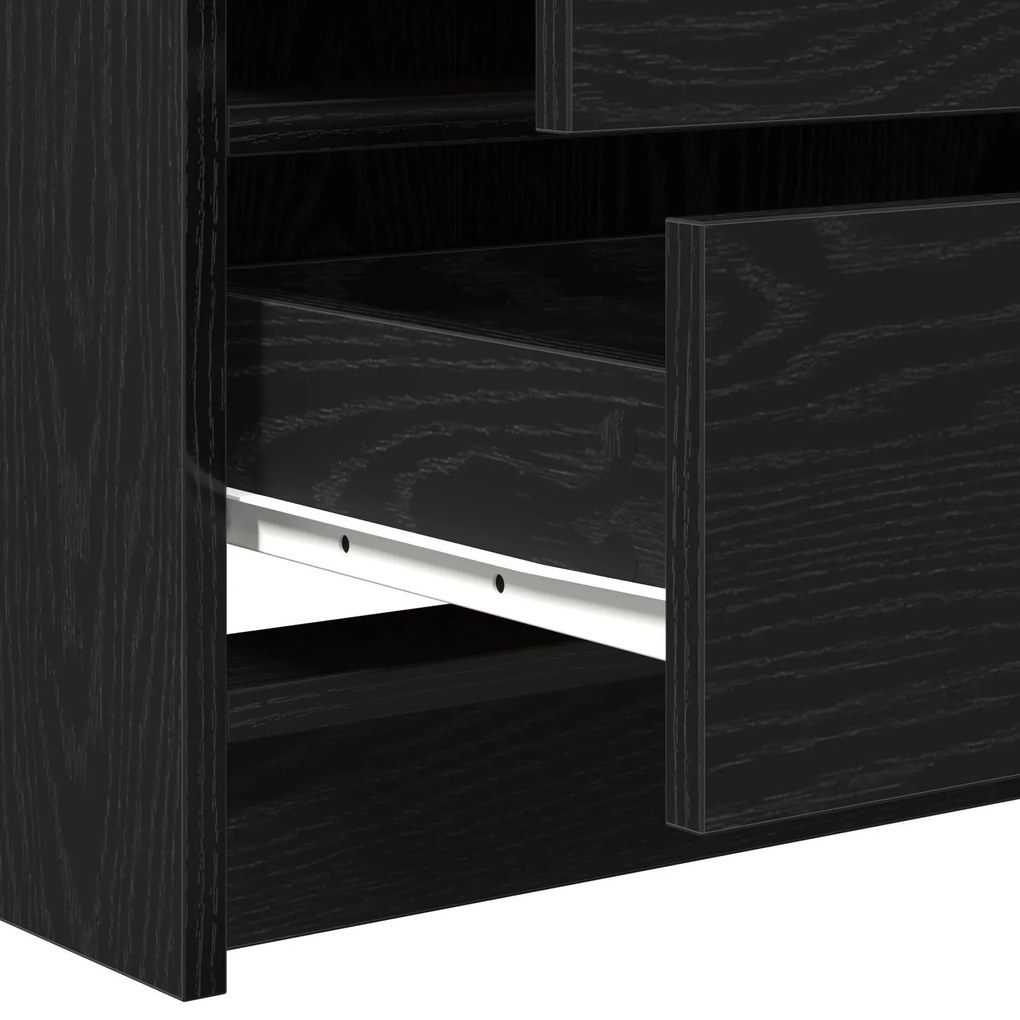 Conjunto de Maquilhagem de 3 Peças vidaXL com LED em Madeira Trabalhad