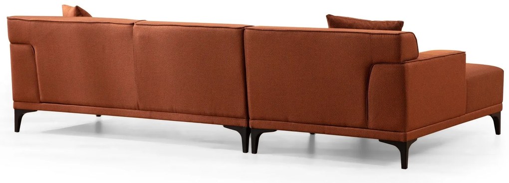 Sofá de Canto Petra – Laranja – 145 x 250 cm