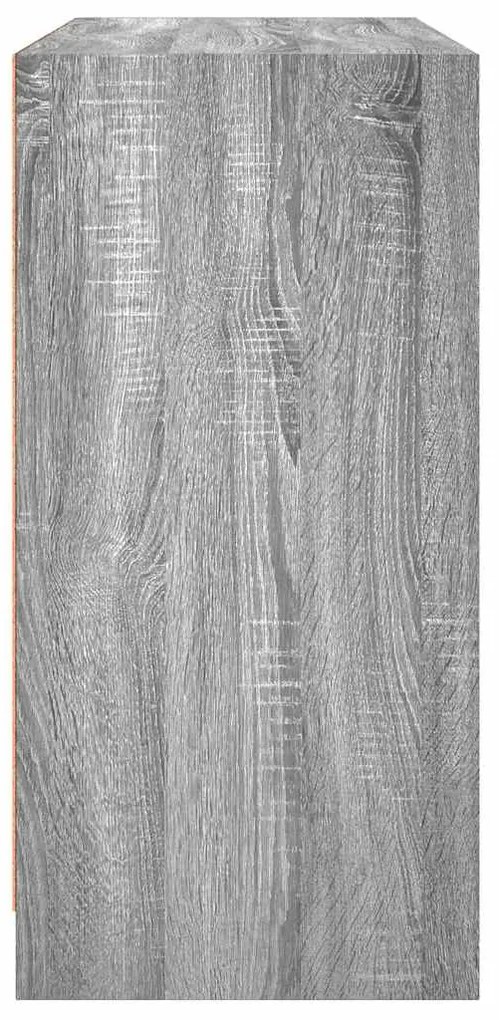 Aparador 102x37x75,5 cm derivados de madeira cinzento sonoma