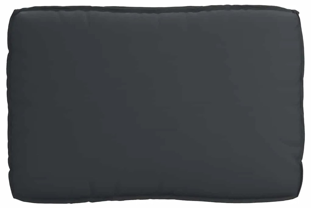 Almofada de Palete para Assento Preto 120x80x12 cm Tecido Oxford