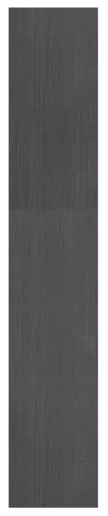 Estante/divisória 100x30x167,5 cm pinho maciço cinzento