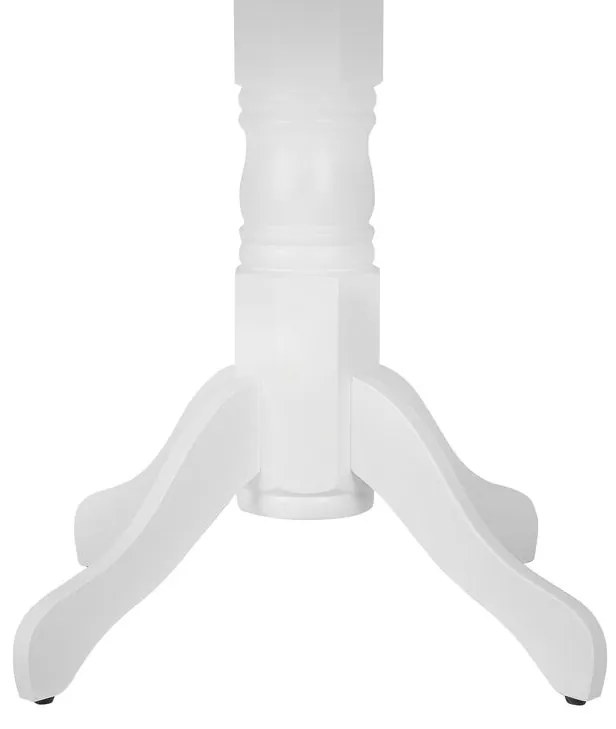 Mesa de jantar redonda branca ⌀ 100 cm AKRON Beliani