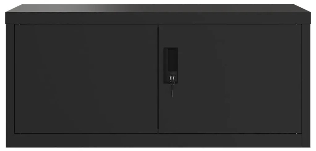 Arquivador 90x40x130 cm aço preto