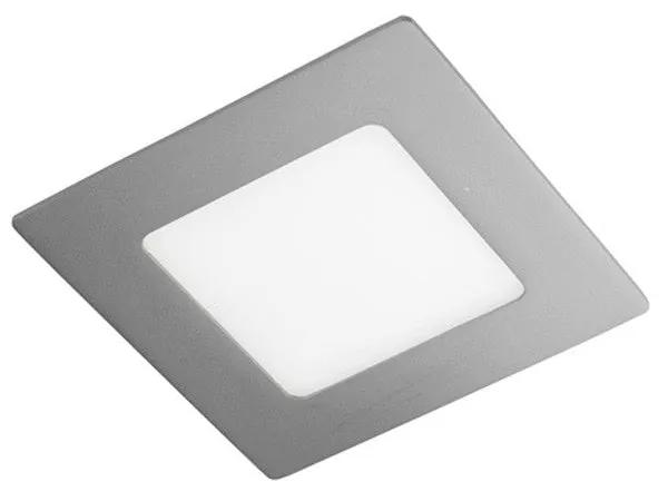 Novo LED Downlight Square 6W 4000K Grey
