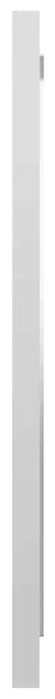 2 pcs conj. móveis casa de banho contraplacado branco brilhante
