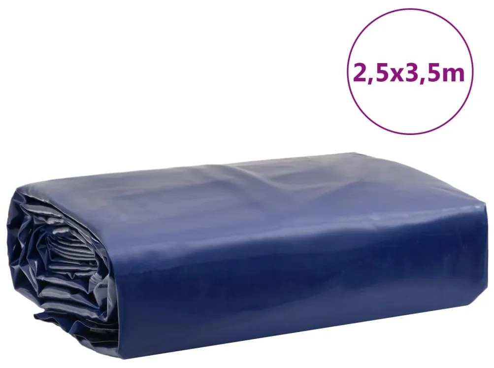 Lona 2,5x3,5 m 650 g/m² azul