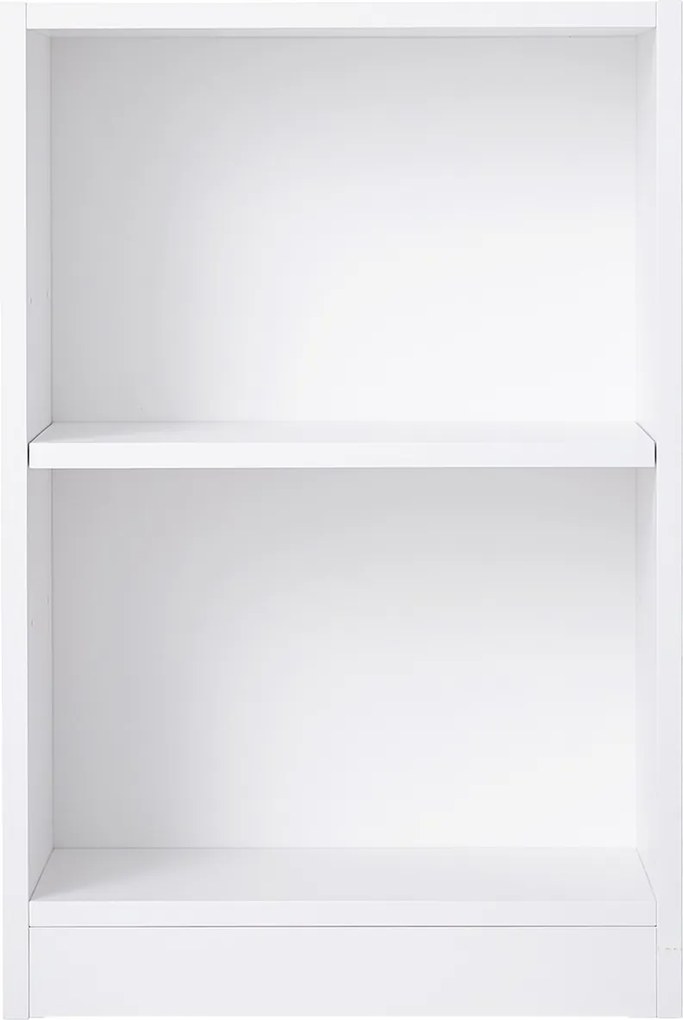 Mesa de apoio com prateleira ajustável, mesa de cabeceira 30 x 40 x 60 cm com compartimentos abertos Branco