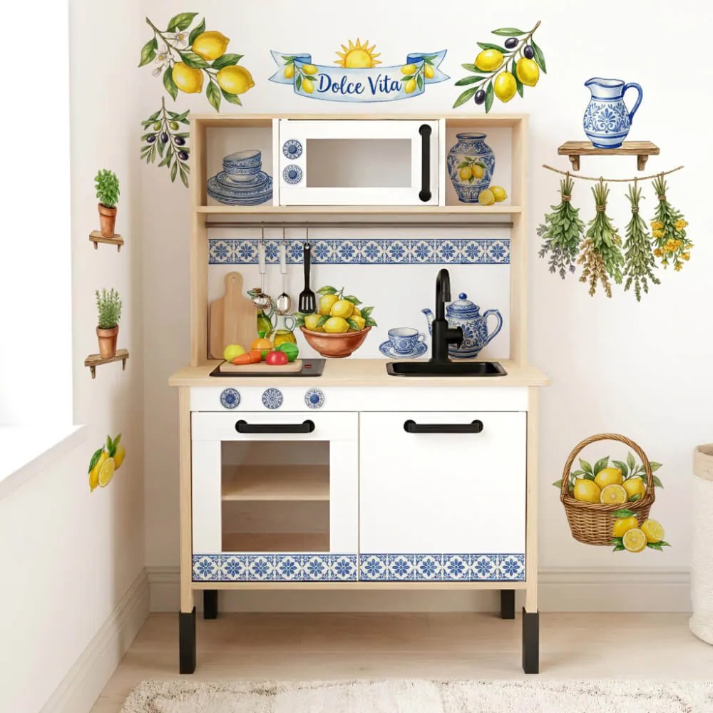 Conjunto de autocolantes IKEA DUKTIG - Dolce Vita