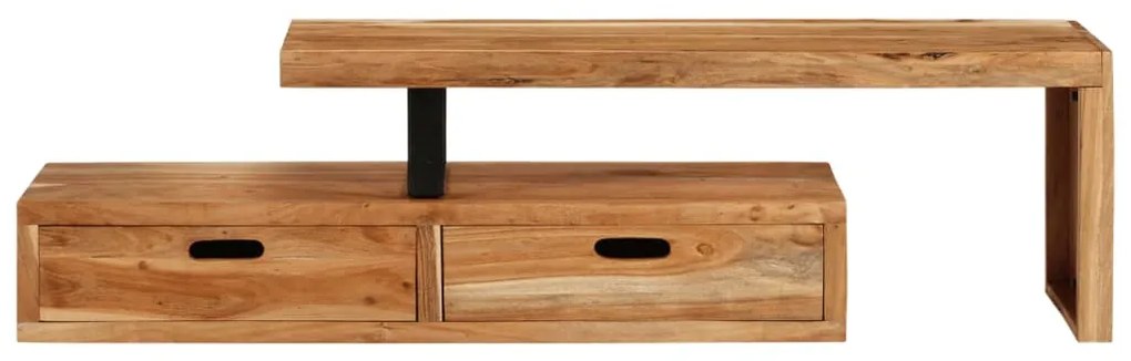 Suporte de TV madeira de acácia maciça