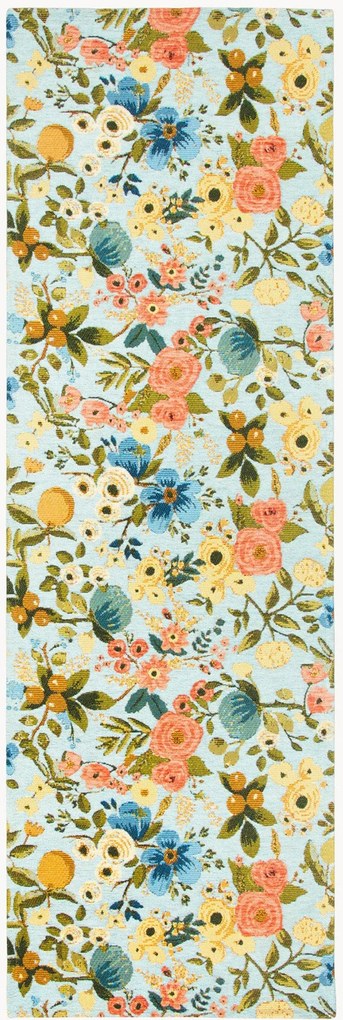 Passadeira em chenille de pelo curto Fiori Frida