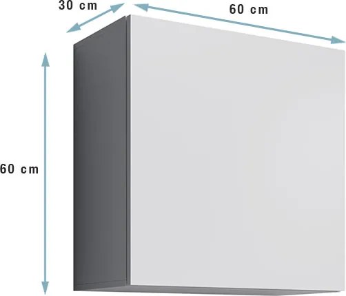 Armário Modular Sopo – 60x60 cm – Branco Alto Brilho – Suspenso com Po