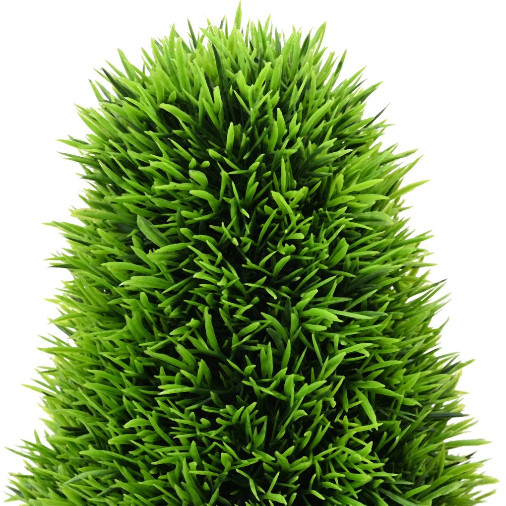 Planta Artificial Topiária de Pinho com Vaso 24x90 cm Verde