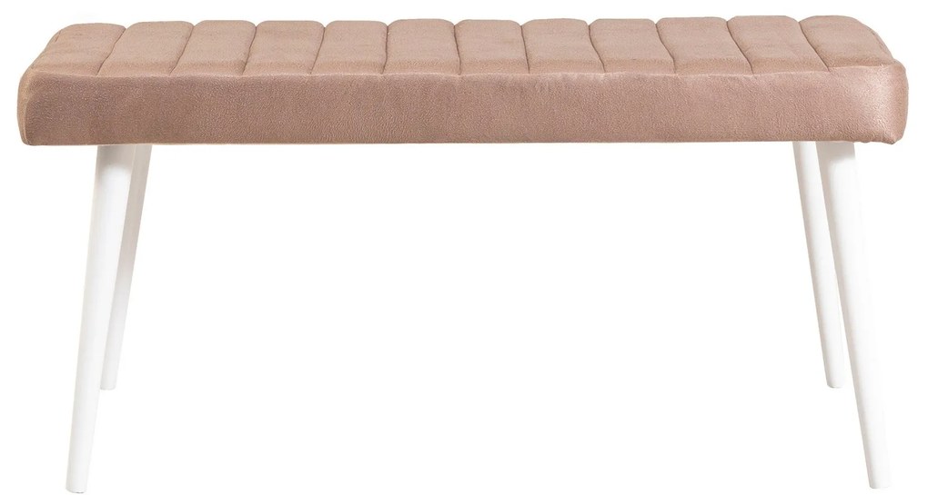 Conjunto de Mesa e Cadeiras Costa – Branco – Mesa: 120x77x75 cm; Cadei