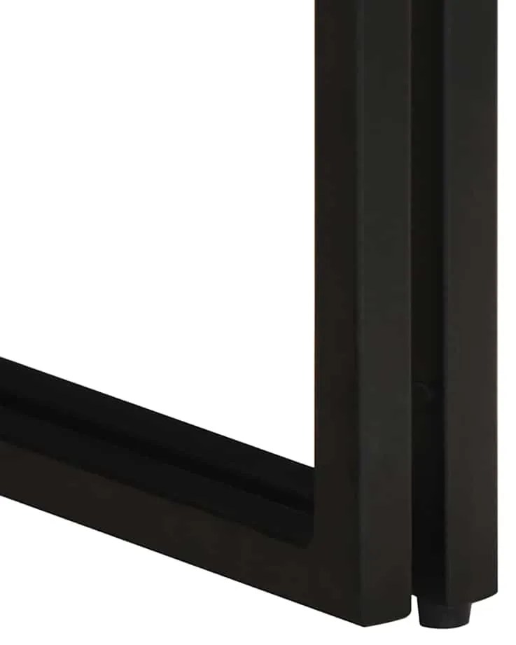Mesa de Centro vidaXL 40x50x38 cm Madeira de Mangueira Maciça