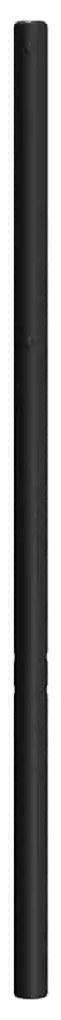 Cabeceira de cama 193 cm metal preto